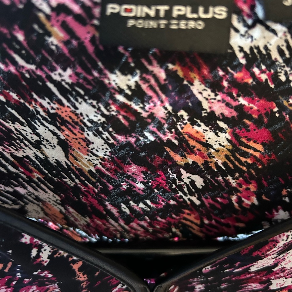 Point Zero Multicolor Abstract Print Tunic - Pink, Black, White, Orange